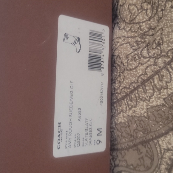 Coach Amy ankle booties. Suede - Picture 5 of 6